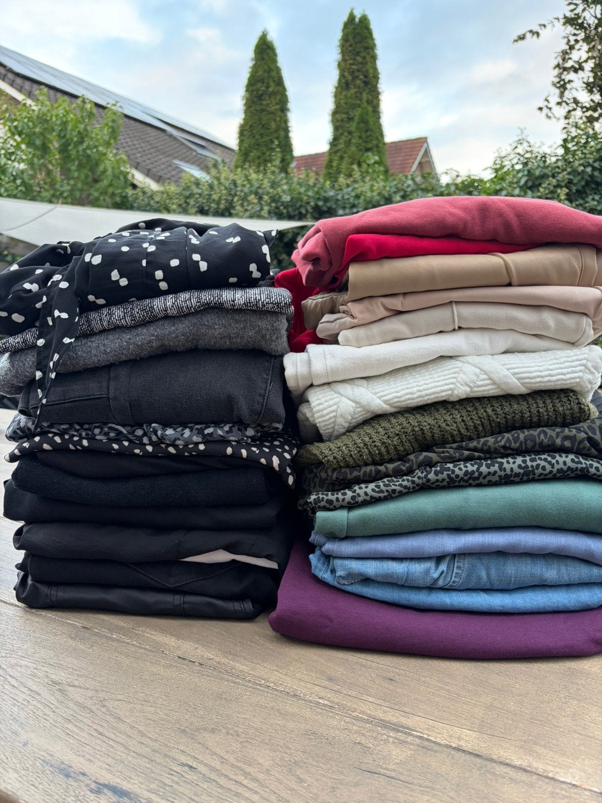 Groot najaar/winter kledingpakket (30 stk) maat S/M, Ophalen, Zo goed als nieuw, Maat 36 (S)