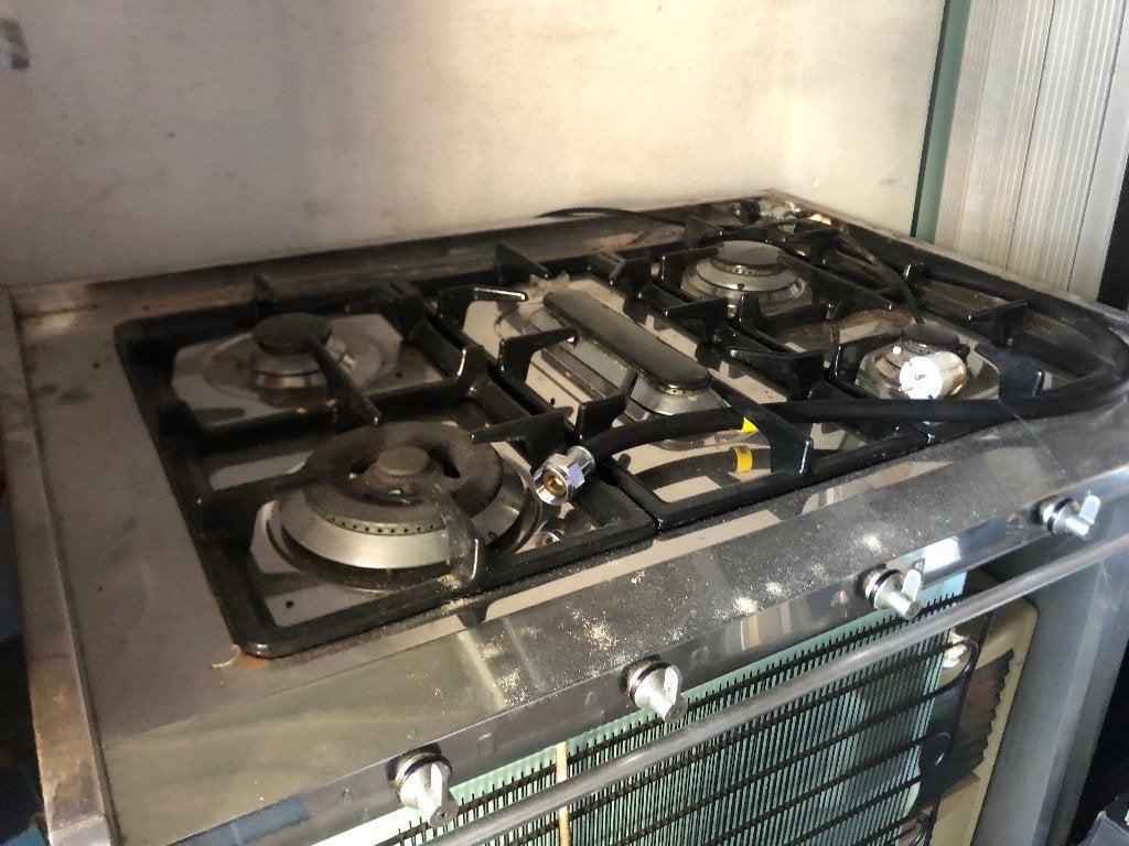 Gas kooktoestel SMEG gebruikt, Ophalen, Gebruikt, 60 cm of meer, Gas