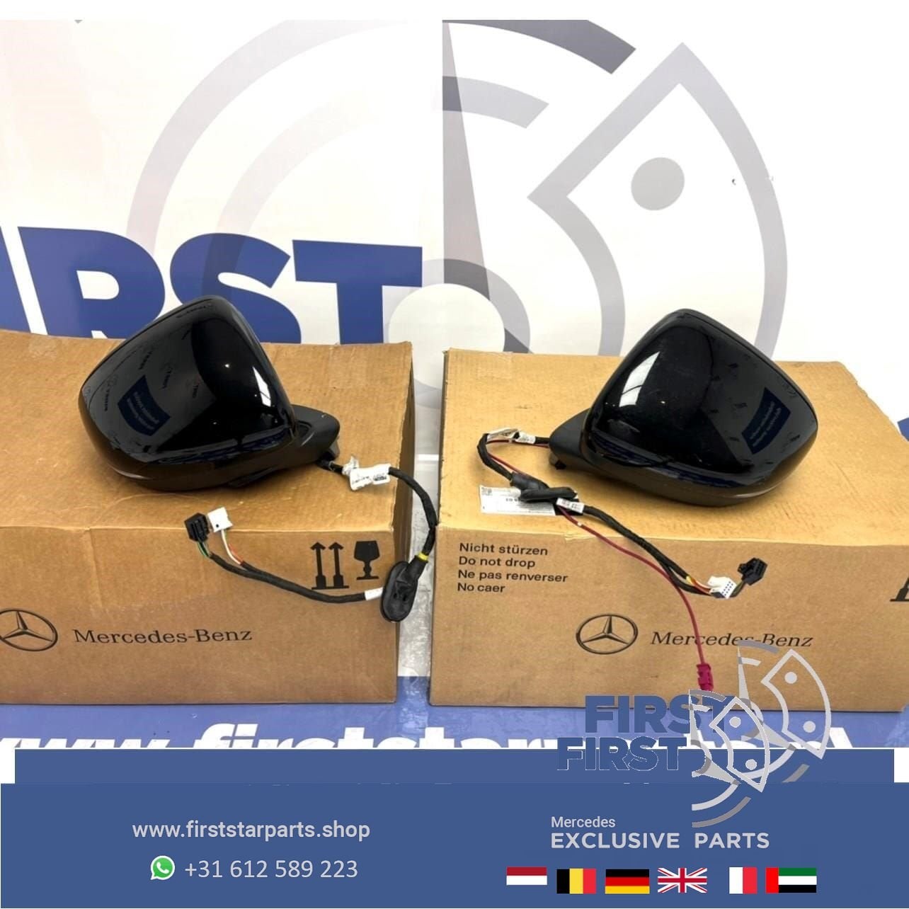 W177 V177 a klasse A35 A45 A45S AMG SPIEGEL SET LINKS + RECH, Auto-onderdelen, Spiegels, Gebruikt, -, Ophalen of Verzenden, -