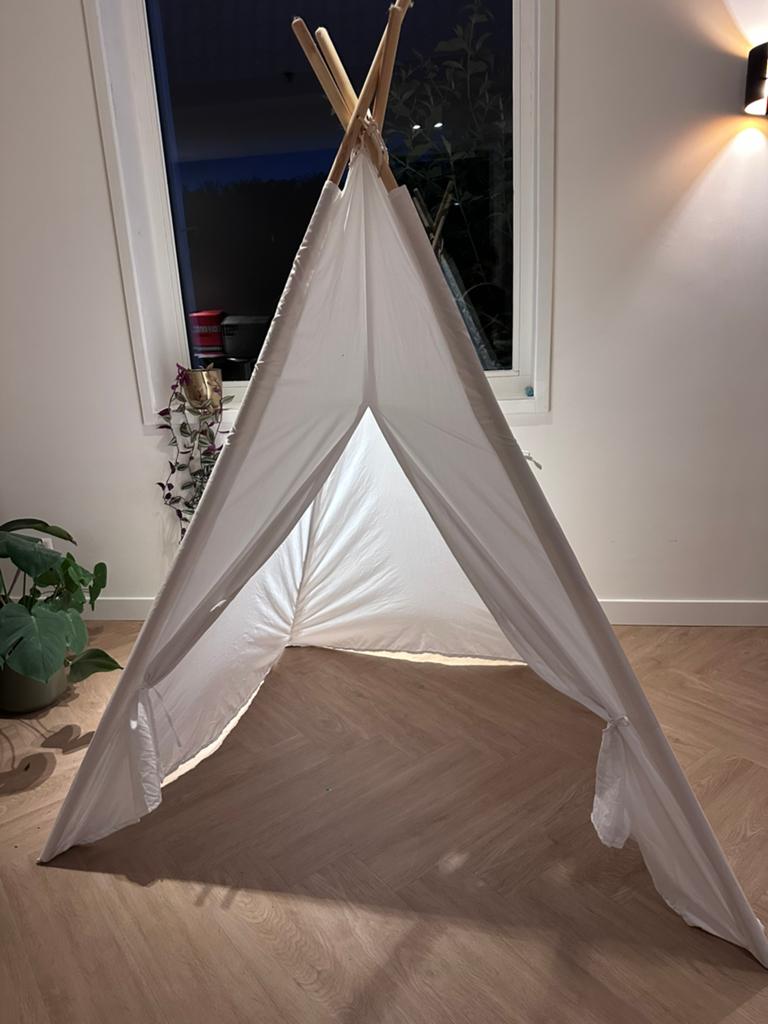Tipi tent, Ophalen, Zo goed als nieuw