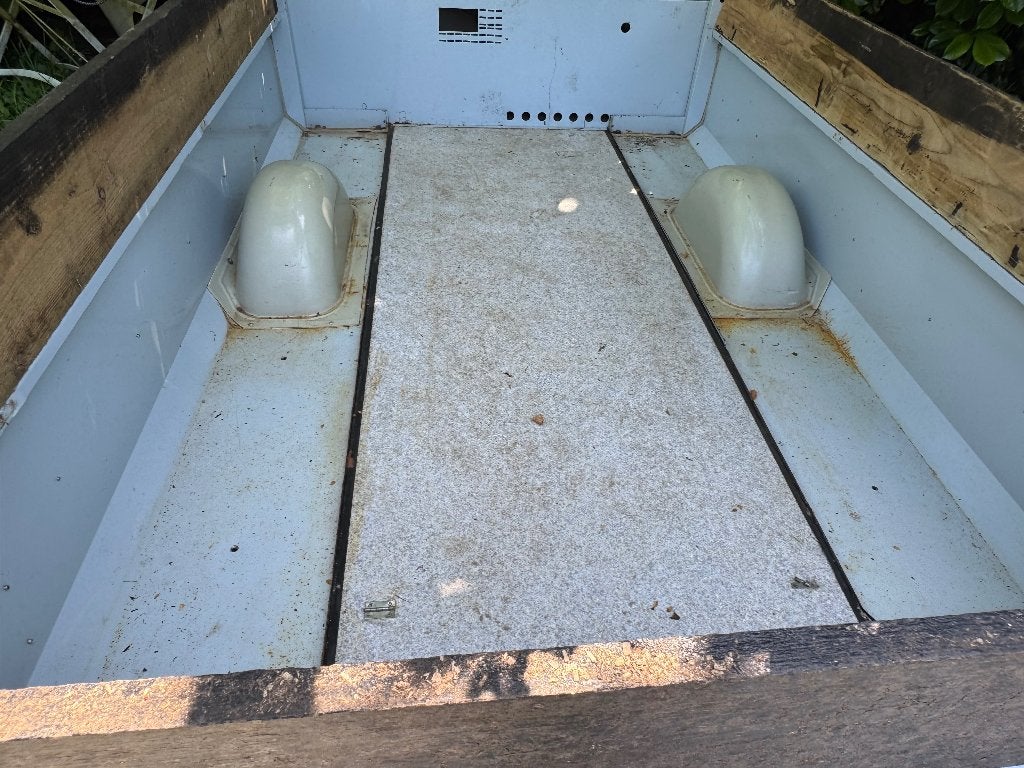 Vouwwagen bodem/aanhanger, Ophalen, Gebruikt