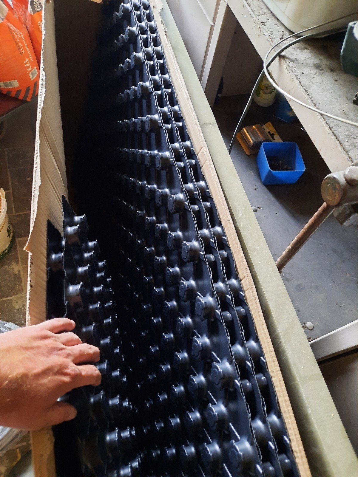 noppenplaat, Doe-het-zelf en Verbouw, Ophalen, Nieuw