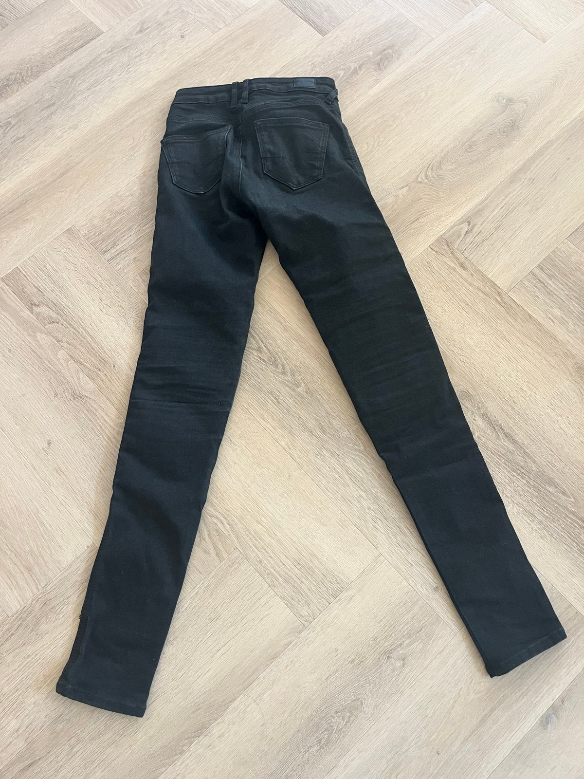 REV'IT! Maple Ladies Skinny Fit Motorjeans Zwart W24 L32, Motoren, Ophalen of Verzenden, Tweedehands, Dames, Broek | textiel