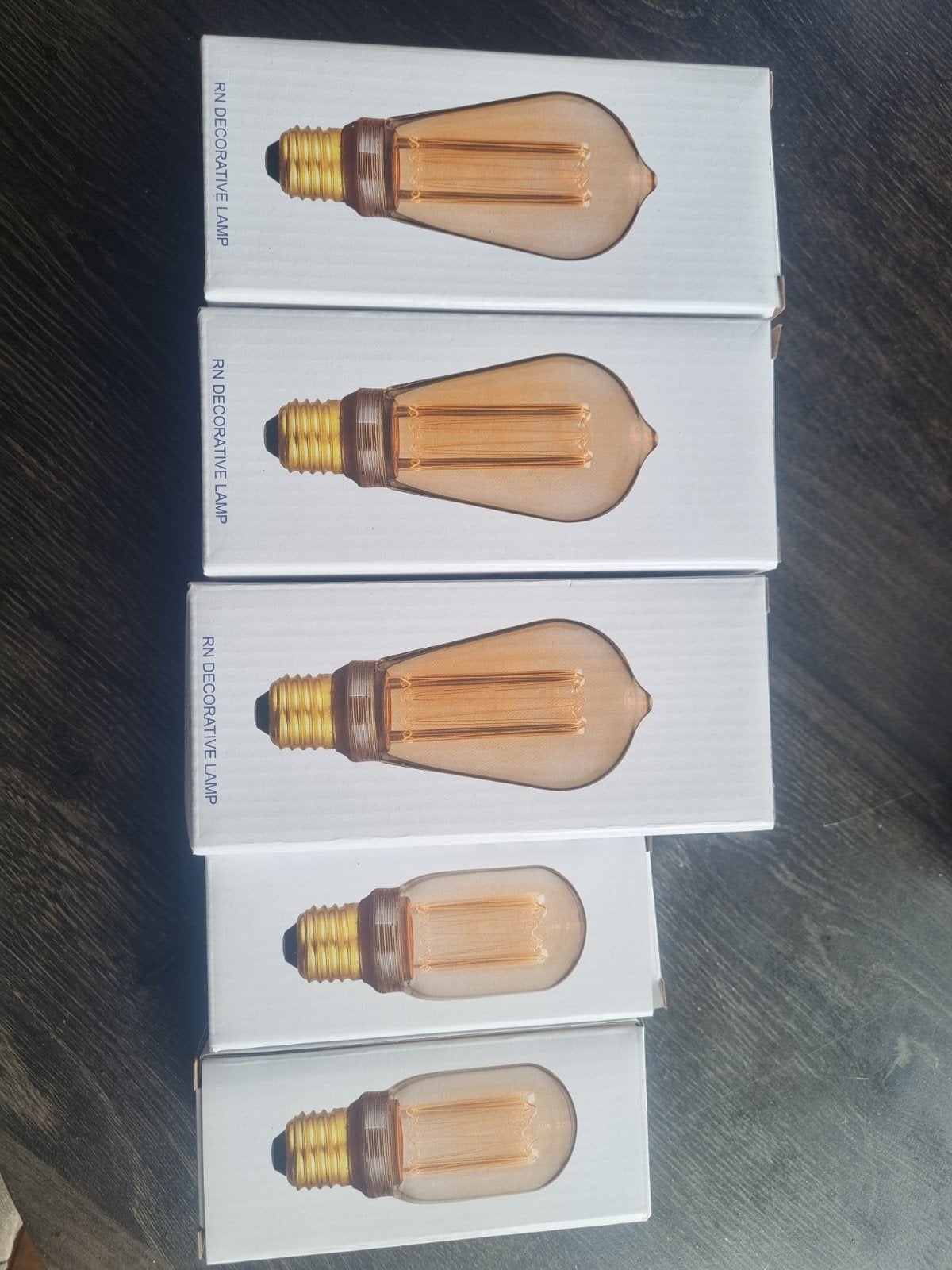 5x Nieuw  Illumi LED filament lamp E27 dimbaar 3.5W 1800K, 30 tot 60 watt, Led-lamp, Nieuw, E27 (groot)