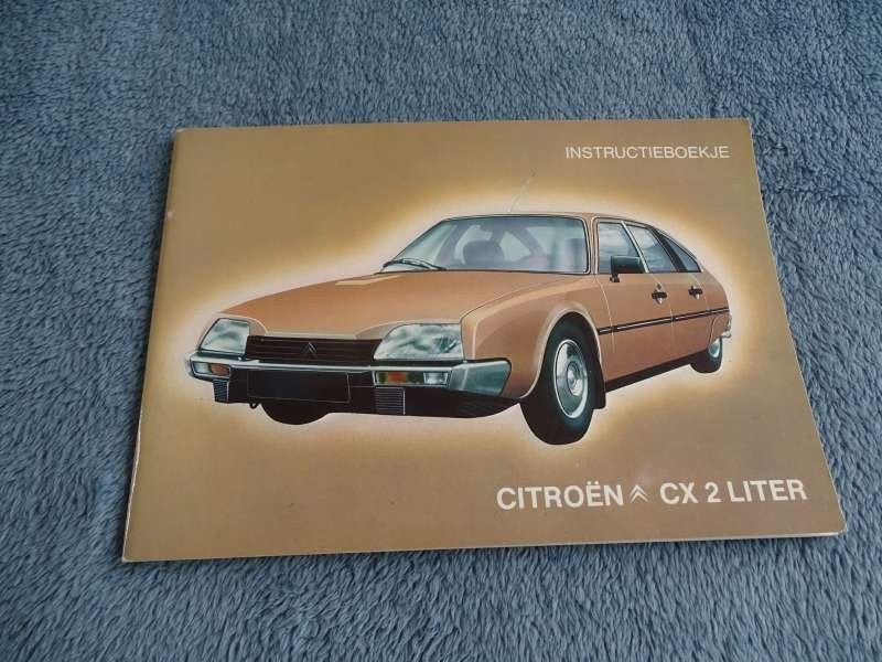 Citroen CX 2.0 Benzine - Handleiding - Instructieboek - NL, Verzenden