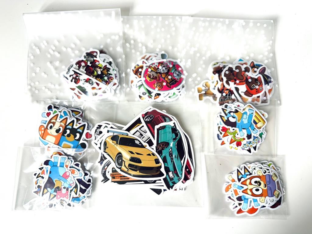 Bundelstickers 200+ stickers, Hobby en Vrije tijd, Stickers en Plaatjes, Nieuw, Meerdere stickers, Ophalen of Verzenden