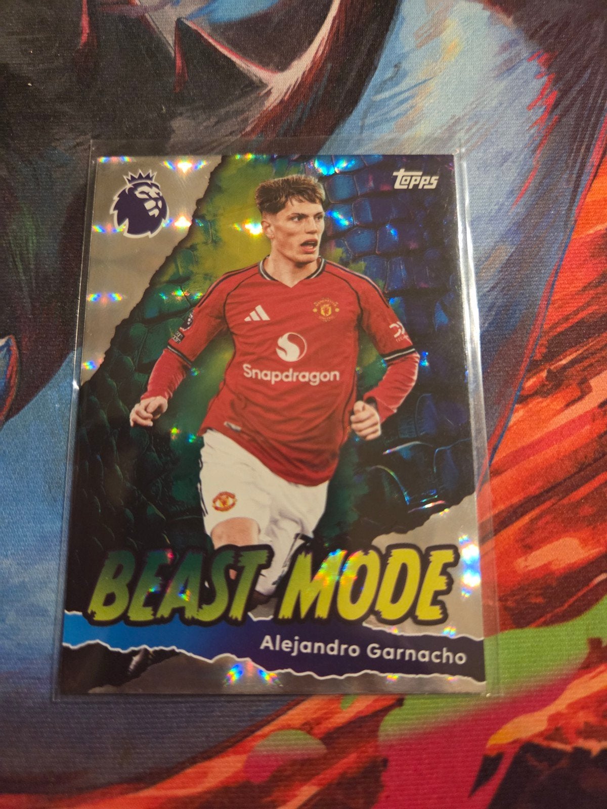 Alejandro Garnacho Beast Mode Topps Premier League, Ophalen of Verzenden