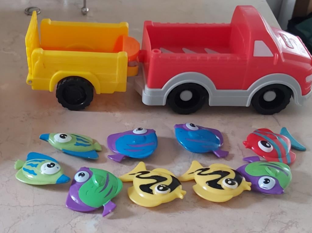 voertuig en aanhanger little people, Ophalen of Verzenden
