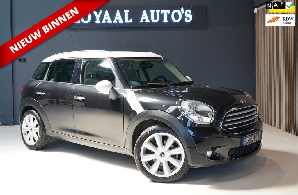 Mini Countryman 1.6 Cooper Chili | AUTOMAAT | AIRCO | ELEK.R, Auto's, Mini, Euro 5, Gebruikt, Leder en Stof, Bedrijf
