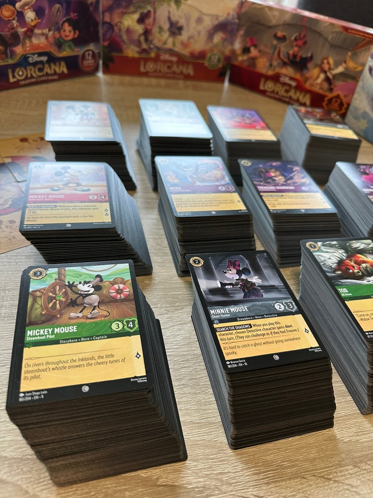 Disney Lorcana Chapter 1,2,3,4,5,6,7,8,9,10,11en12!, Ophalen of Verzenden, Nieuw, Meerdere kaarten