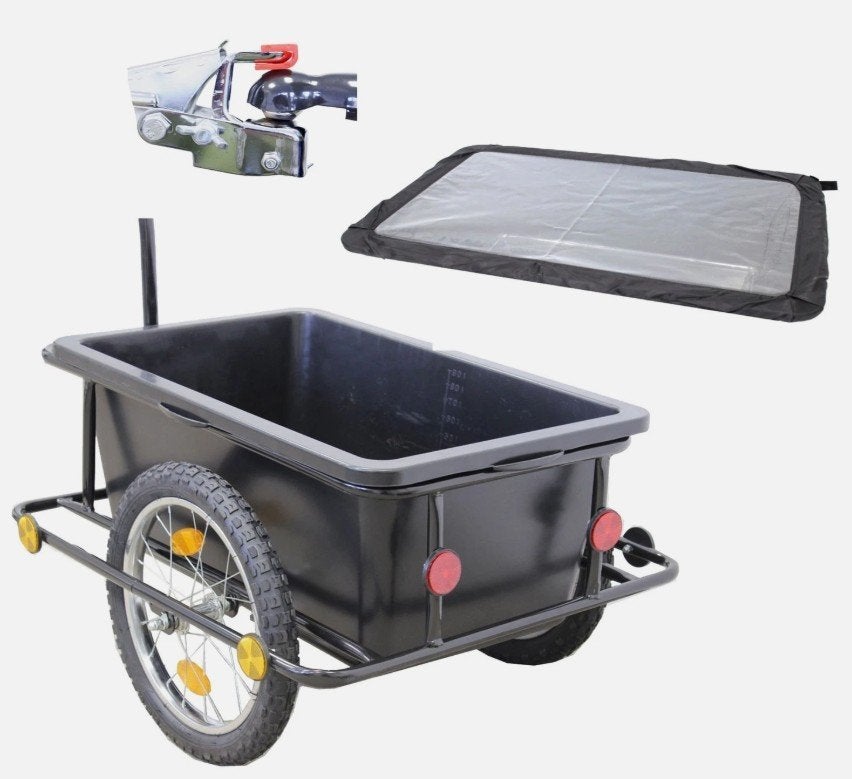 Fietskar bagagekar transportkar aanhanger 80kg GRATIS BEZORG, Overige merken, Verzenden, Nieuw, Nvt