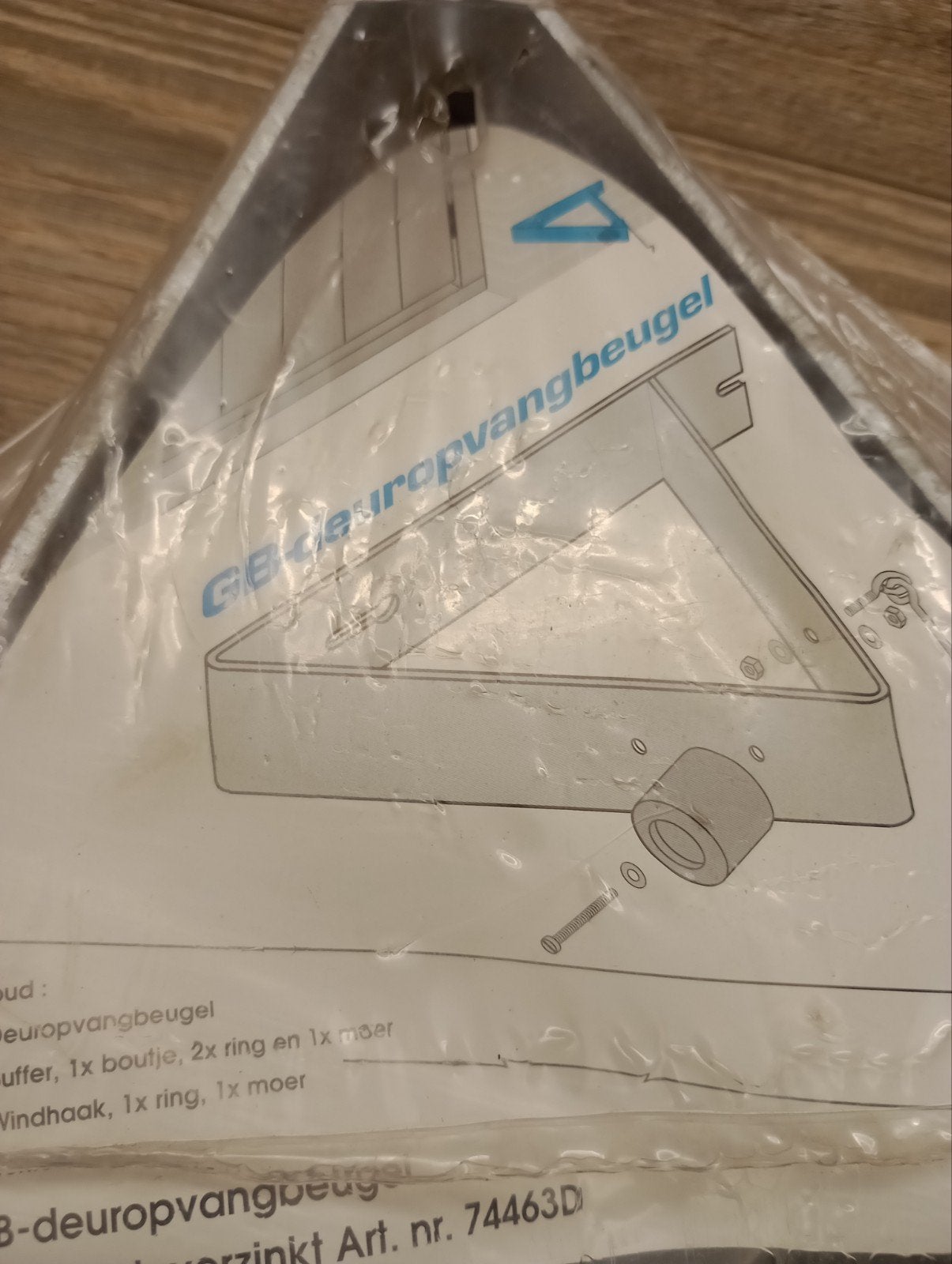 deur opvangbeugel, Doe-het-zelf en Verbouw, Ophalen of Verzenden, Nieuw, IJzer
