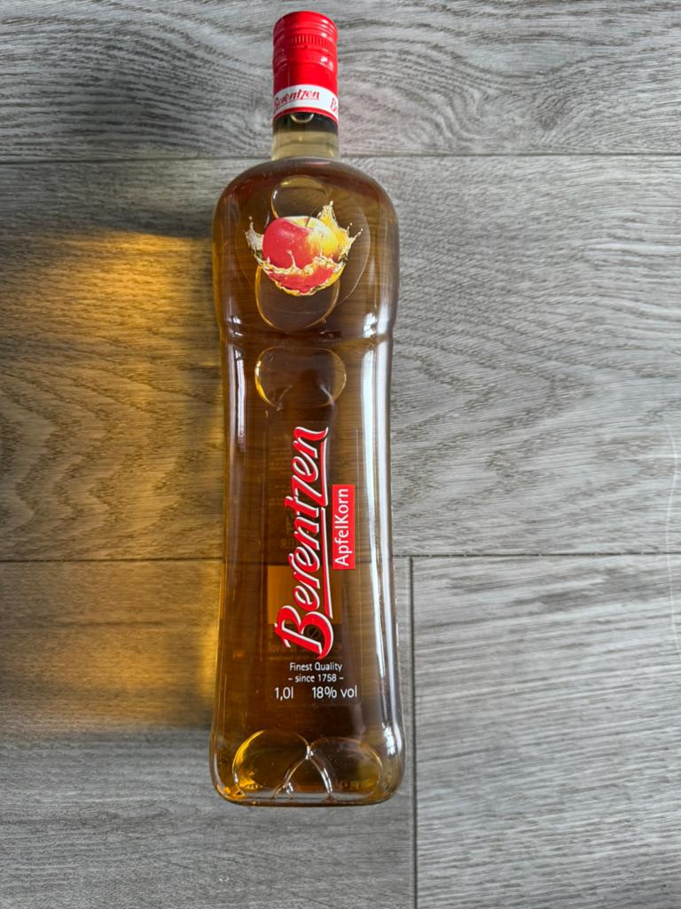 Nieuwe fles berentzen apfelkorn, Overige gebieden, Overige typen, Nieuw, Ophalen of Verzenden