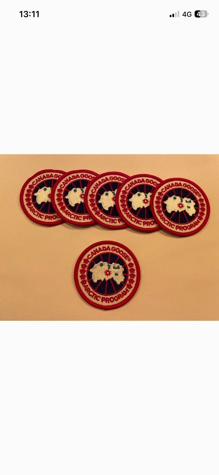 Logo canada goose, Ophalen of Verzenden, Nieuw