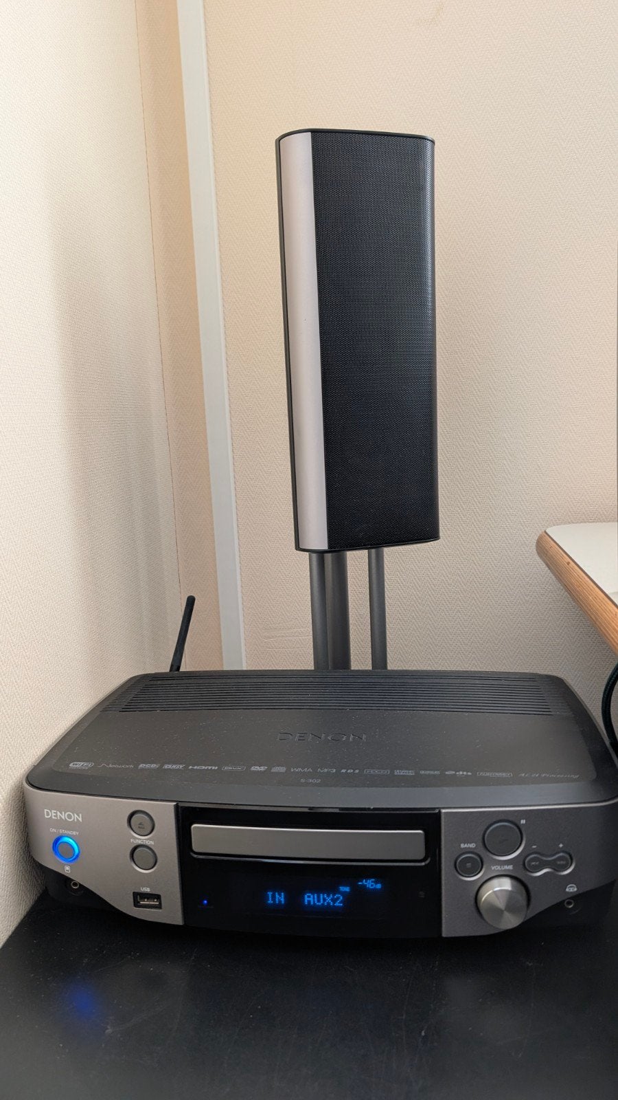 Denon S302  2.1 Hifi Audio Systeem met Afstandsbediening, Ophalen, Gebruikt, Denon, Losse componenten
