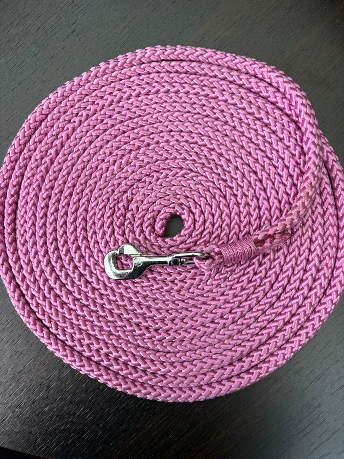 Roze en mint groene touwhalster en 8m leadrope, Dieren en Toebehoren, Ophalen of Verzenden, Nieuw