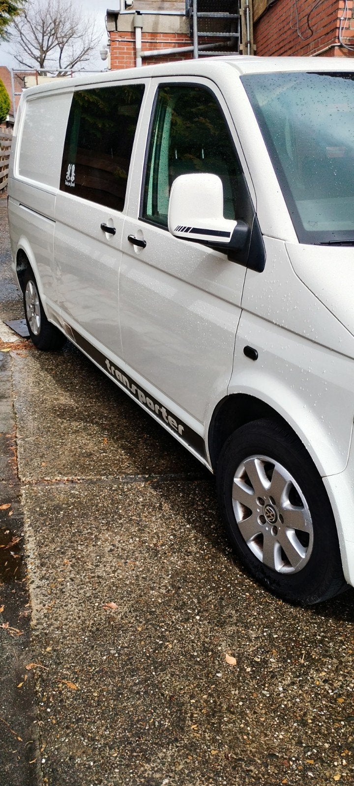 Volkswagen Transporter T5 1.9TDI handgeschakelde DC 340 lang, Auto's, Voorwielaandrijving, 4 cilinders, Volkswagen, Wit