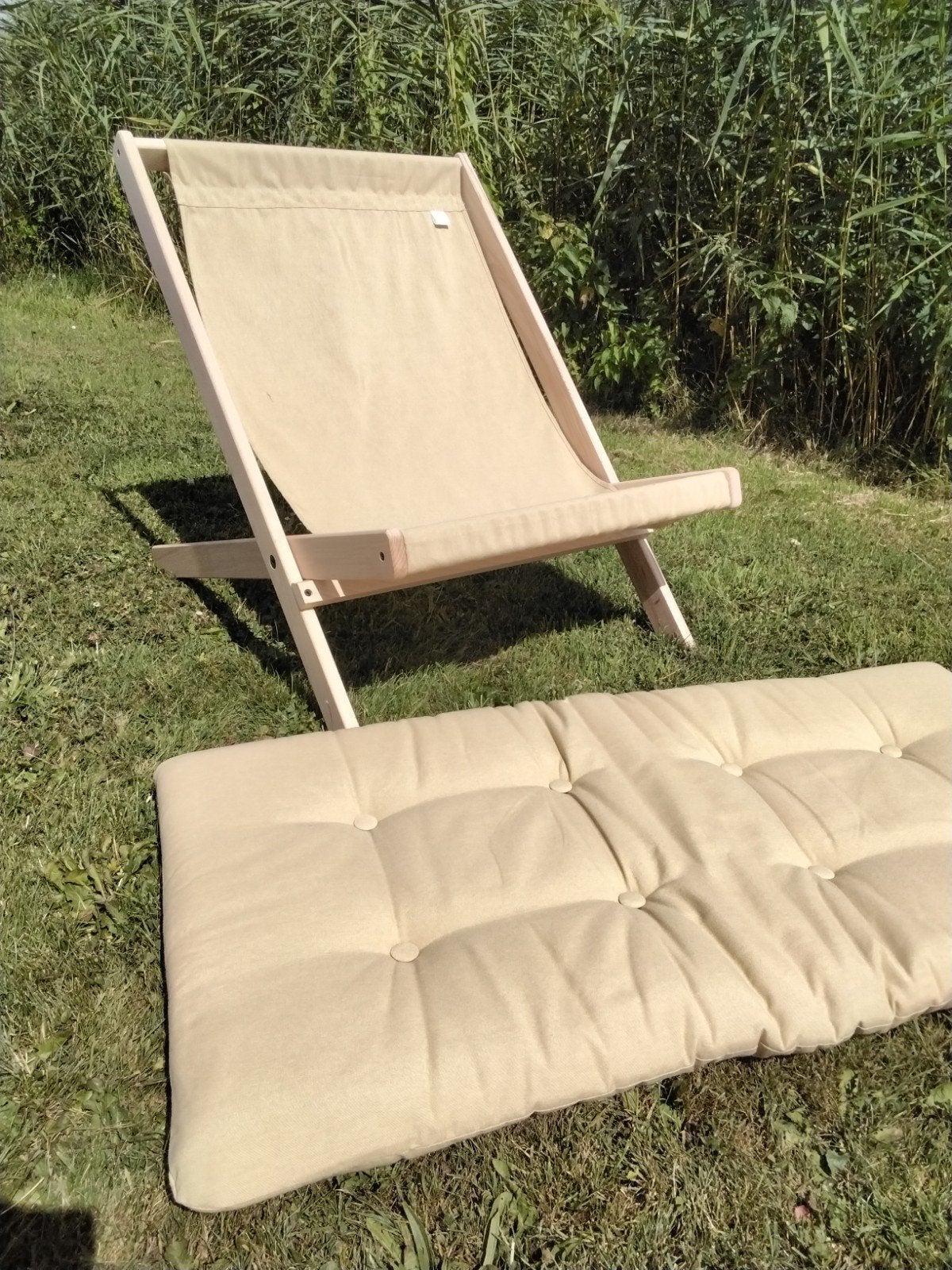 NIEUW: Karup Boogie strandstoel / tuinstoel / ligstoel, Tuin en Terras, Tuinstoelen, Ophalen, Nieuw, Hout, Inklapbaar