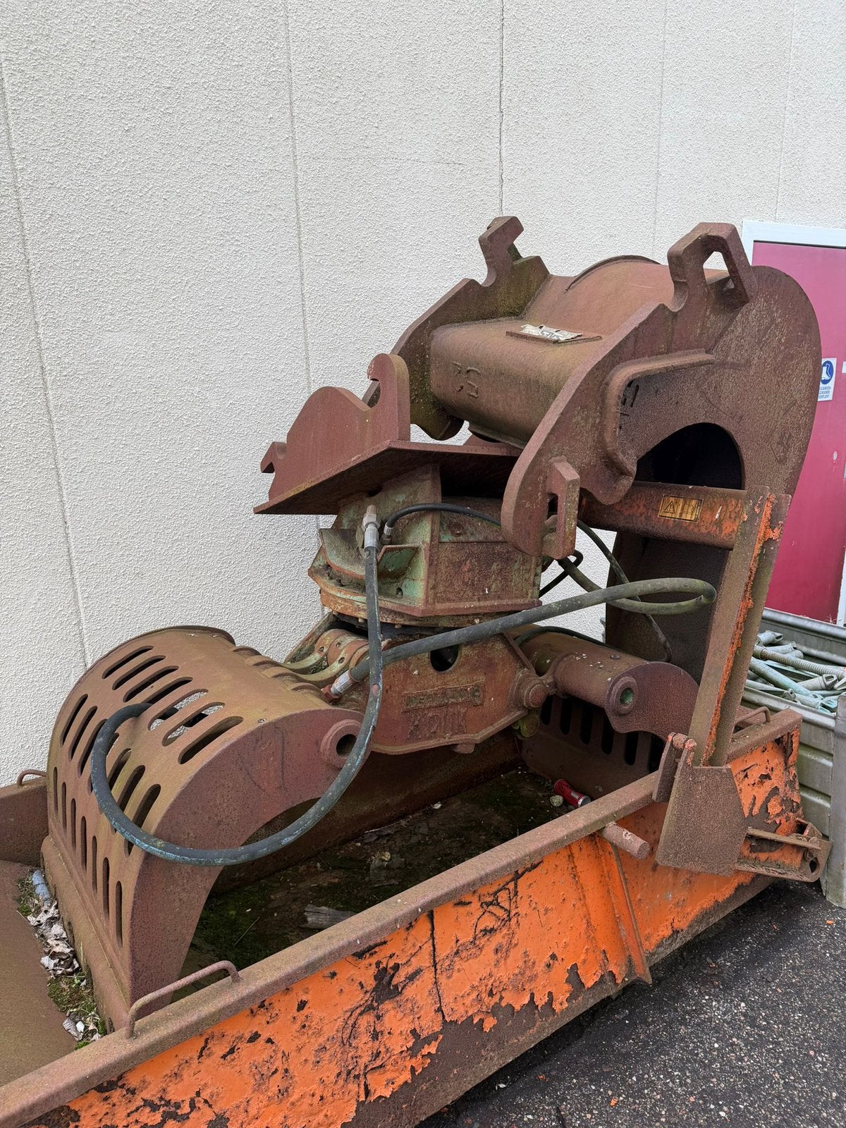 Sorteergrijper cw 30/40, Ophalen