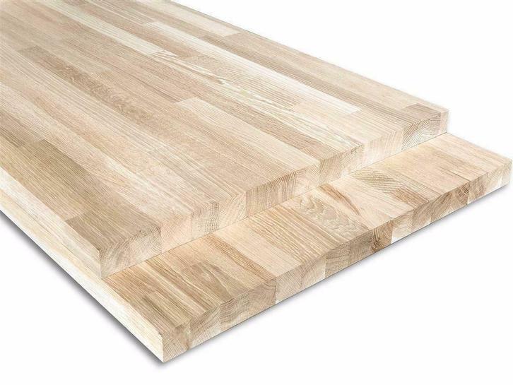 Eiken werkblad / aanrechtblad / paneel VINGERLAS - GOEDKOOP, Niet ingevuld, Nieuw, Niet ingevuld, Hout