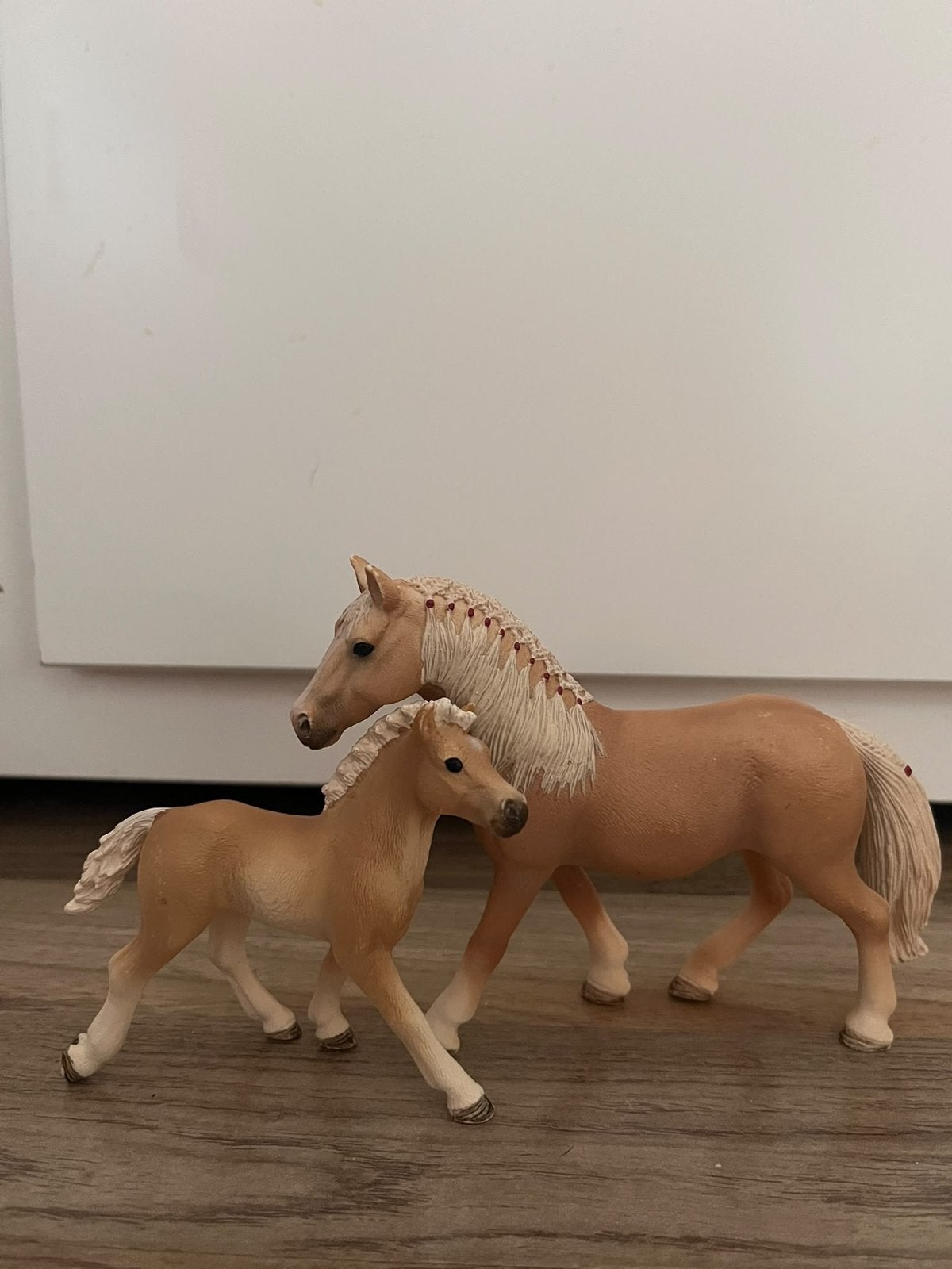 Schleich Haflinger merrie met veulen, Ophalen, Zo goed als nieuw