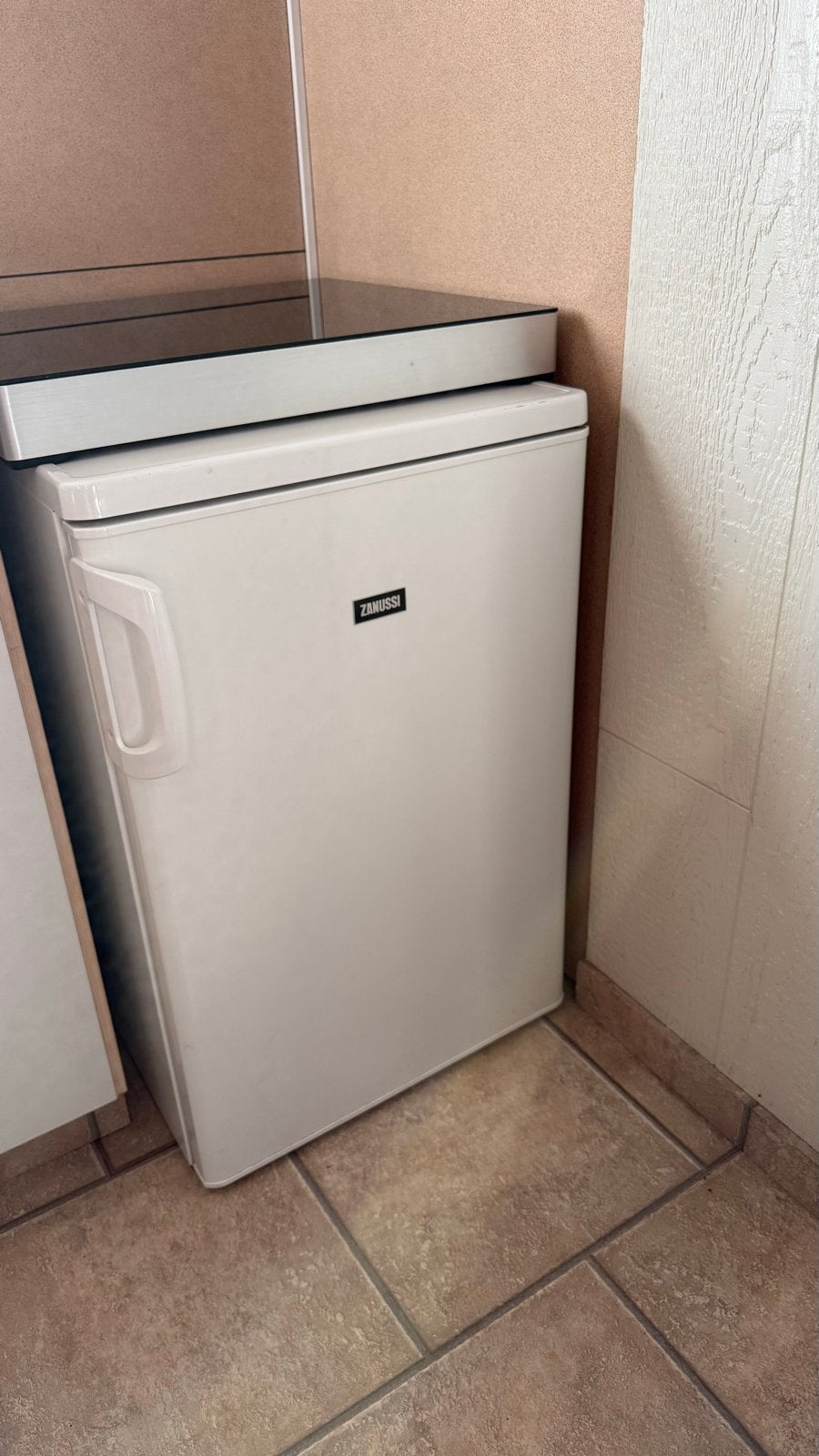Zanussi Koelkast, 75 tot 100 liter, 45 tot 60 cm, Ophalen, 85 tot 120 cm