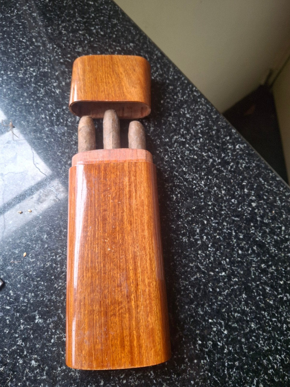 Sigarenkoker hardhout, Ophalen of Verzenden