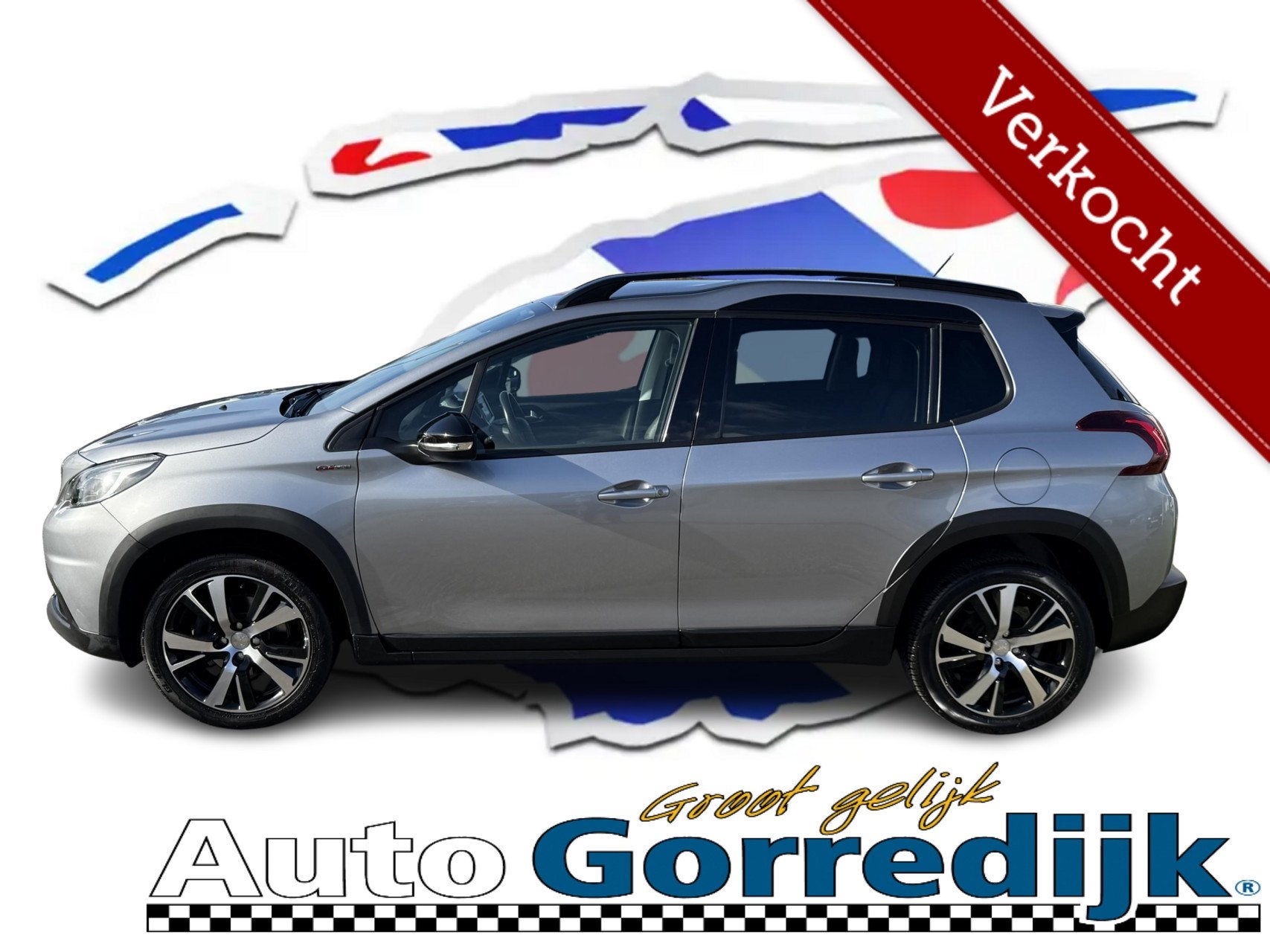 Peugeot 2008 1.2 PureTech Active AUTOMAAT Gt Line 1/2 leder, Auto's, 1199 cc, Met garantie (alle), 49 €/maand, 1125 kg