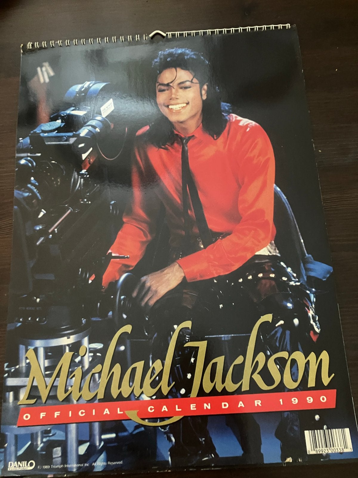 Michael Jackson kalender 1990, Verzenden, Zo goed als nieuw, Poster, Artwork of Schilderij