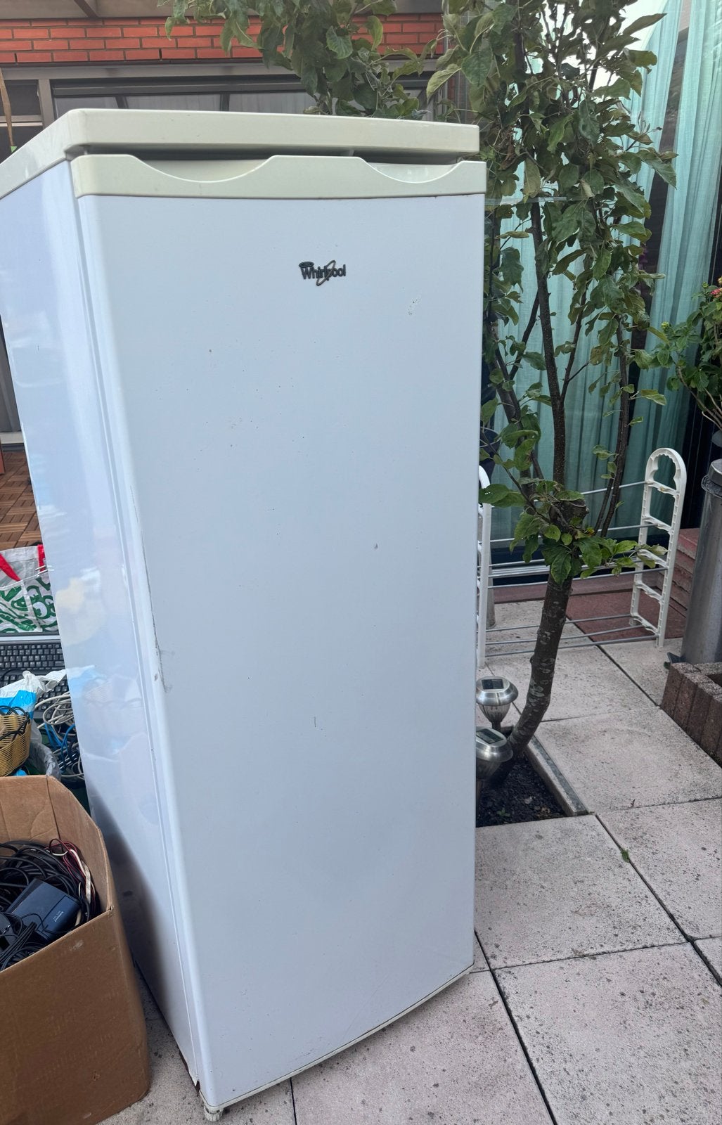 Whirlpool Koelkast - Gebruikt maar functioneel, Ophalen, 150 tot 200 liter, 140 tot 160 cm, 45 tot 60 cm
