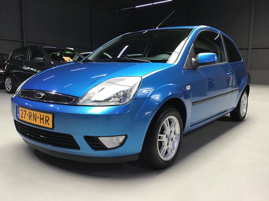 Ford Fiesta 1.4-16V Futura I New Apk + Kln Brt + Remmen I Ai, Voorwielaandrijving, 4 cilinders, Blauw, Metallic lak