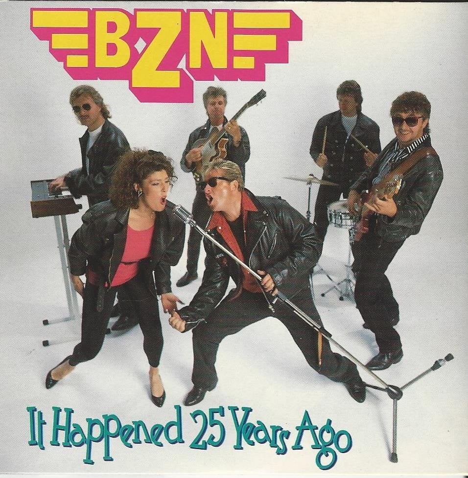 BZN - It happened 25 years ago = 2 track = cardboard = 1,99, Ophalen of Verzenden, Zo goed als nieuw, Pop