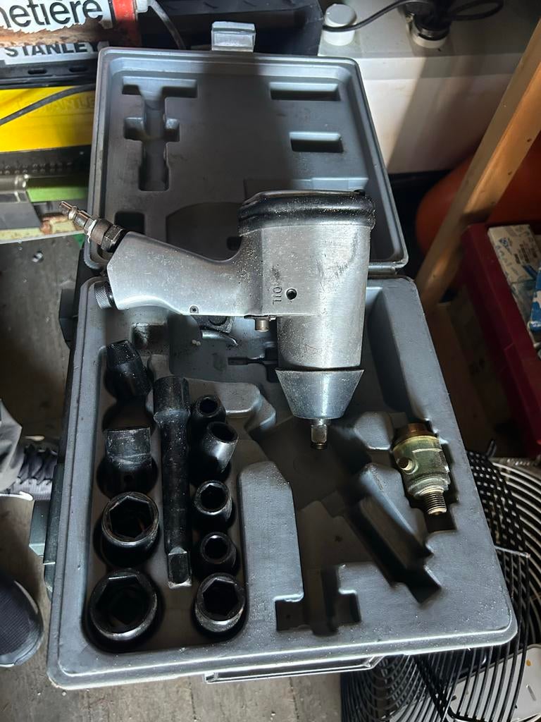 Slagmoersleutel set met doppen en pijpenbuiger, Doe-het-zelf en Verbouw, Gereedschap | Handgereedschap, Gebruikt, Ophalen of Verzenden