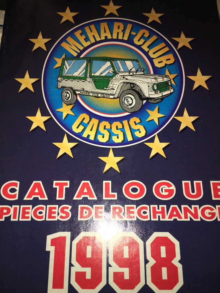 Citroën Mehari Club Cassis catalogus brochure folder 1998, Boeken, Ophalen of Verzenden, Zo goed als nieuw, Citroën