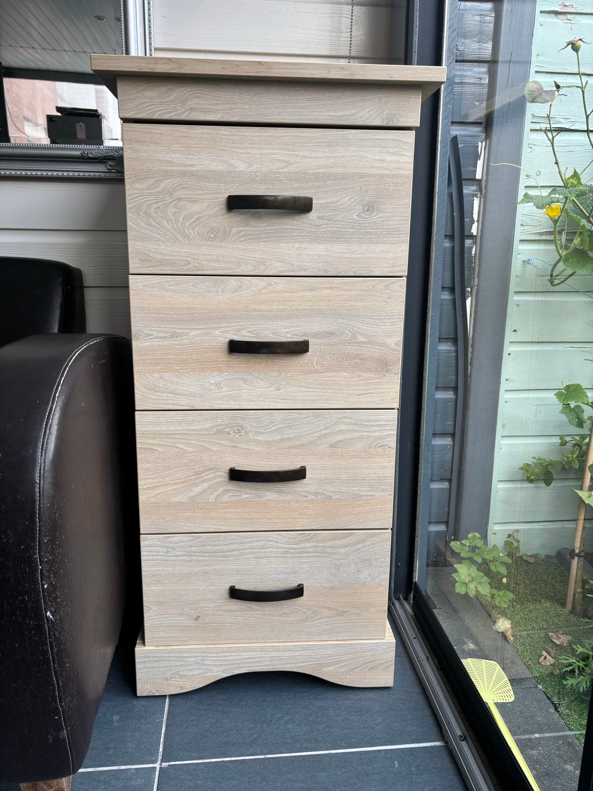 Eiken ladekast, Huis en Inrichting, Ophalen, Minder dan 50 cm, Gebruikt, 100 tot 150 cm