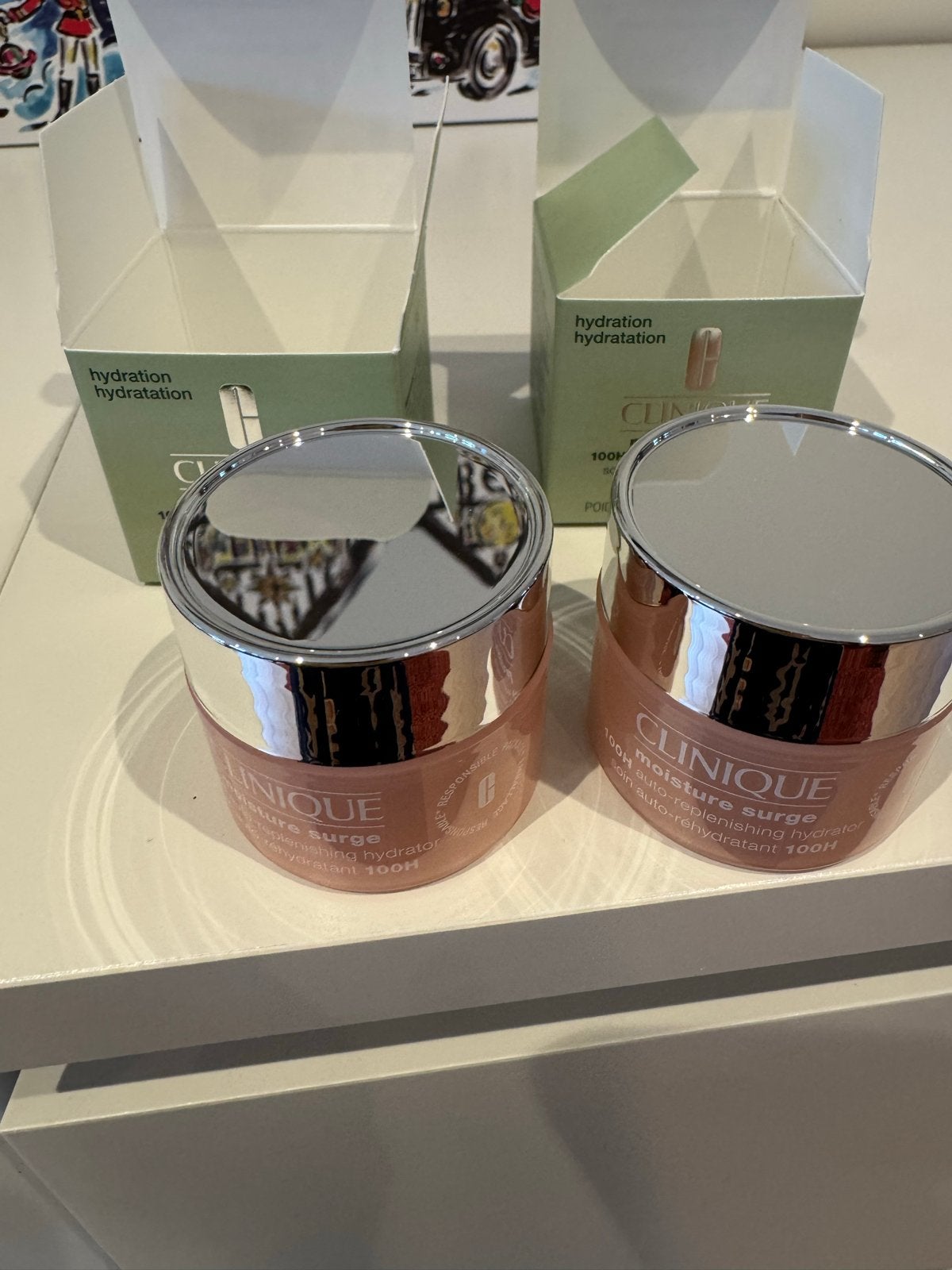 Clinique Moisture Surge 100H Hydrator - 2x 15ml, Ophalen of Verzenden, Nieuw, Gehele gezicht, Verzorging