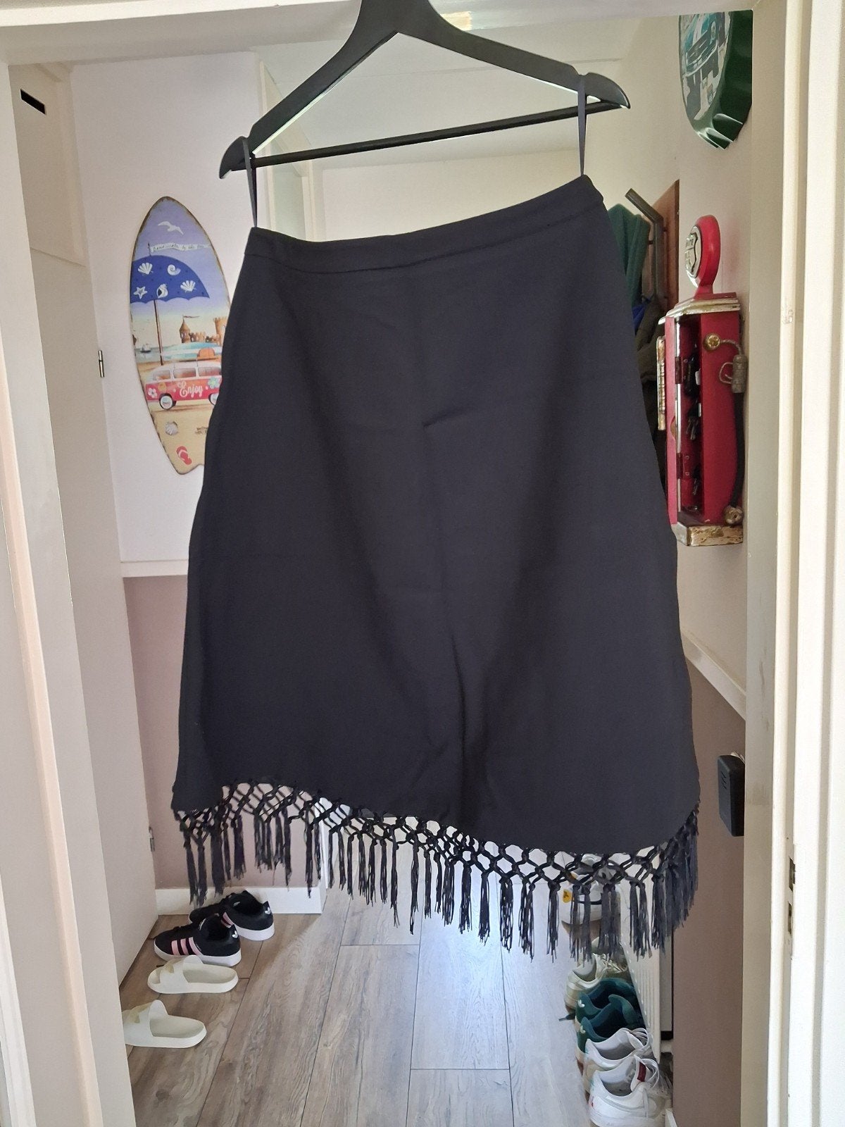 Zwarte rok met franjes - Didi, Kleding | Dames, Ophalen of Verzenden