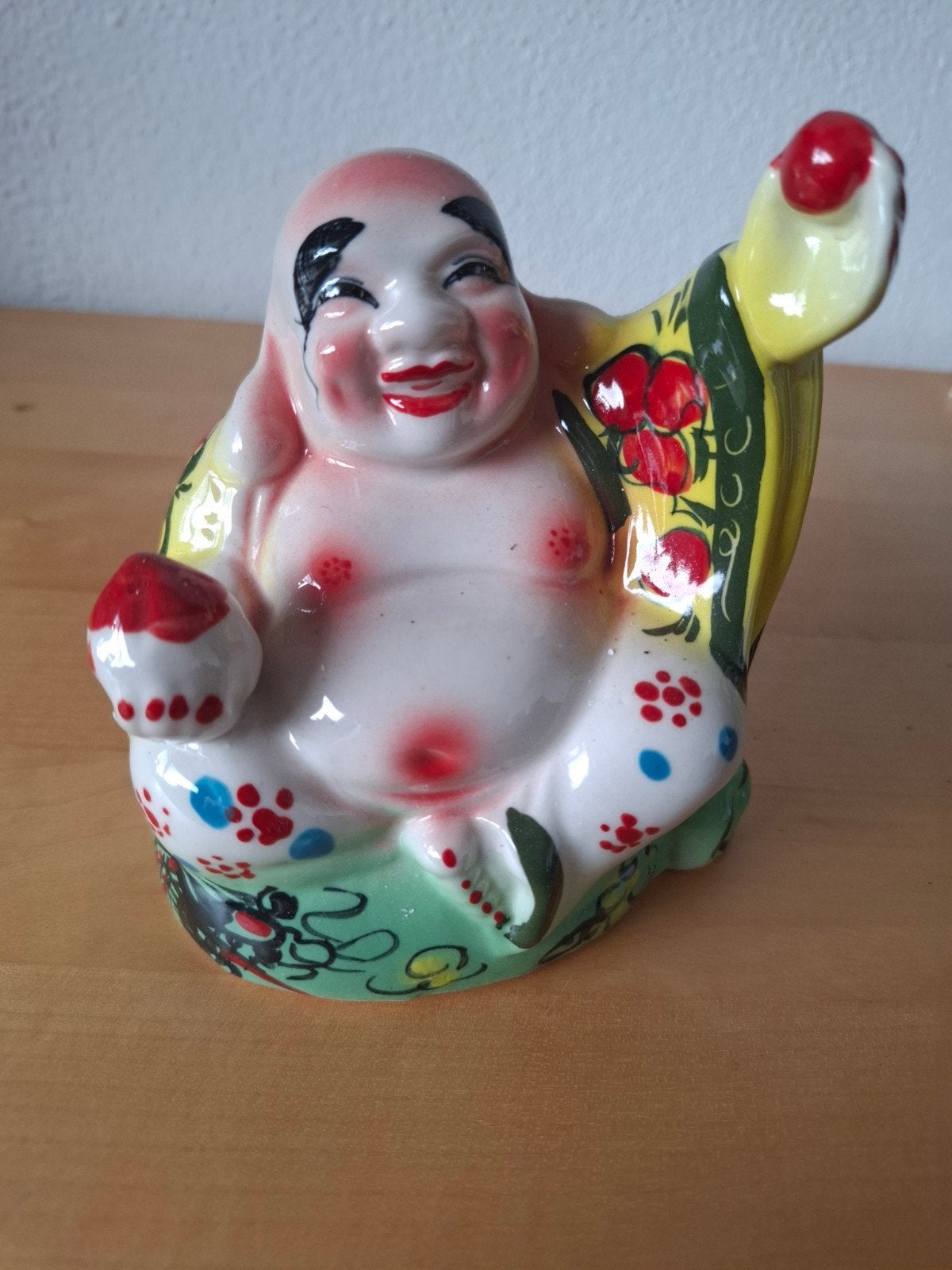boeddha spaarpot.keramiek., Ophalen of Verzenden, Zo goed als nieuw, Steen, Aardewerk of Keramiek, Overige thema's