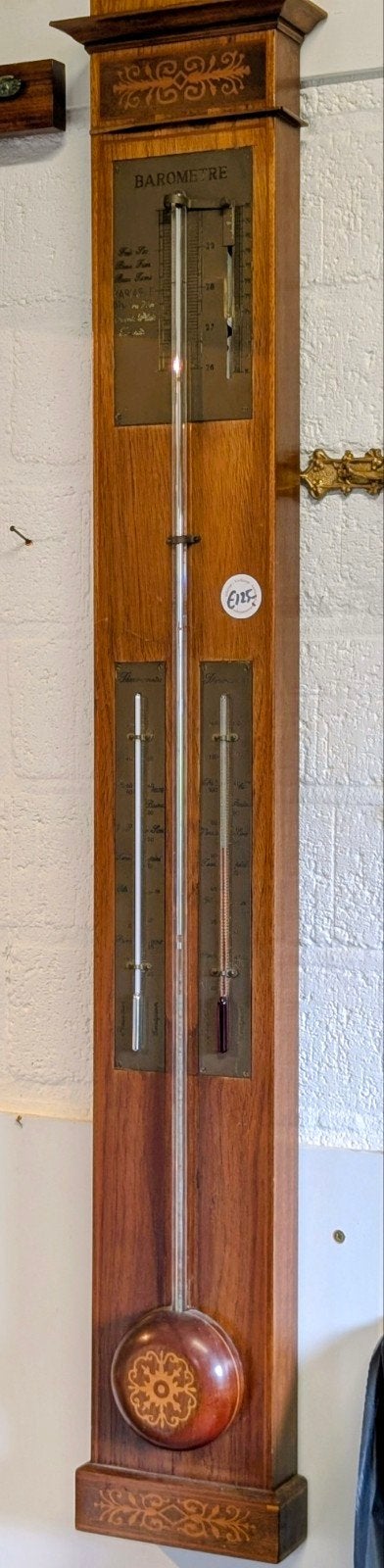 Barometer 107 cm hoog. €125., Ophalen, Onbekend, Onbekend, Onbekend