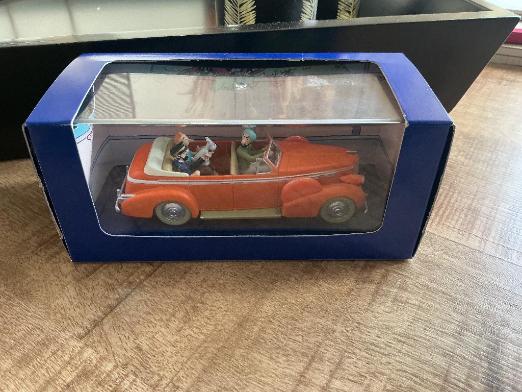 Kuifje modelauto s 1:43 Tintin, Ophalen of Verzenden, Kuifje, Zo goed als nieuw, Beeldje of Figuurtje