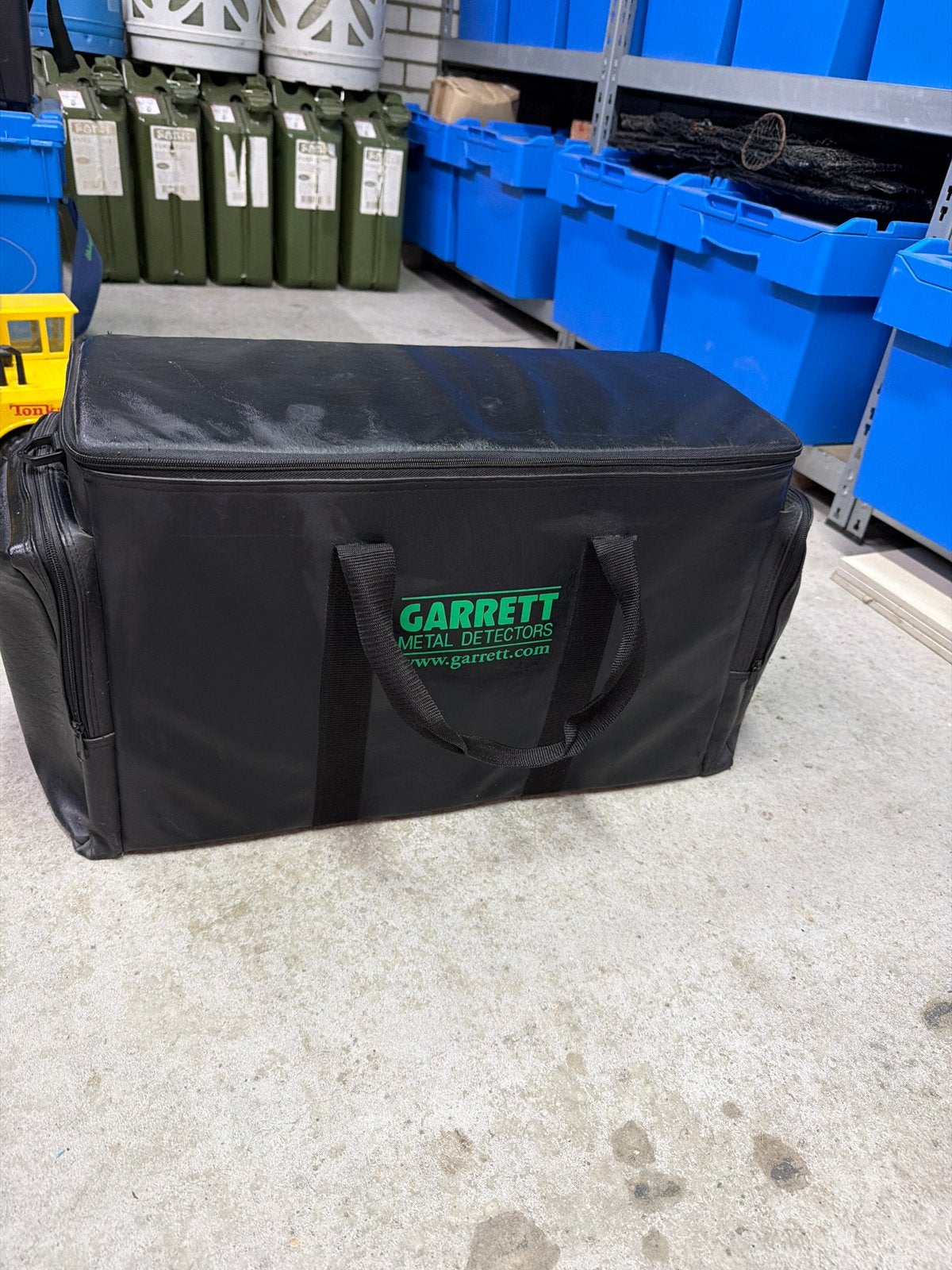 Garrett Metaaldetector GTI 2500 met Tas en Accessoires, Garrett, Gebruikt, Meer dan 30 cm, Ophalen of Verzenden