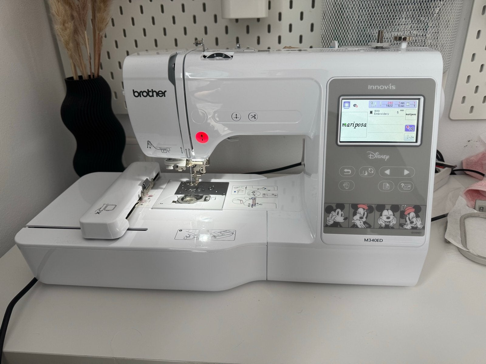 Brother Innov-is M340ED Borduurmachine, Ophalen of Verzenden, Zo goed als nieuw, Naaimachine, Brother