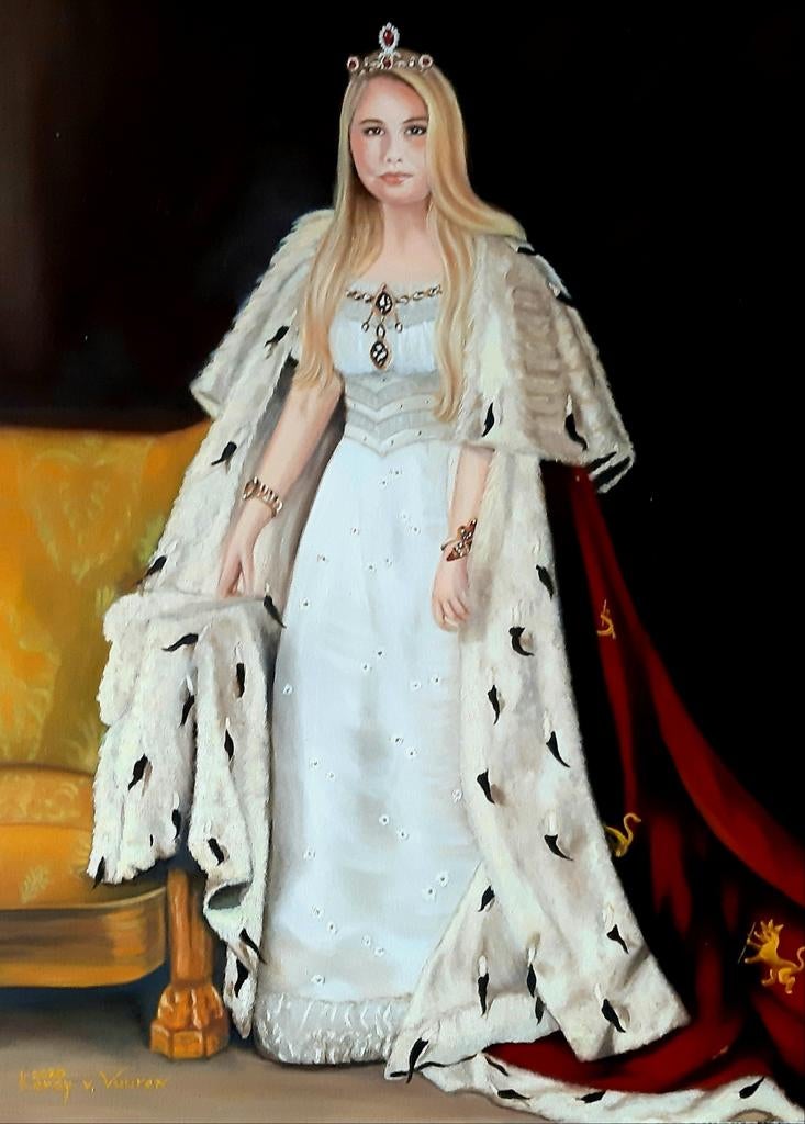 Prinses Amalia - olieverfportret, Ophalen, Kaart, Foto of Prent