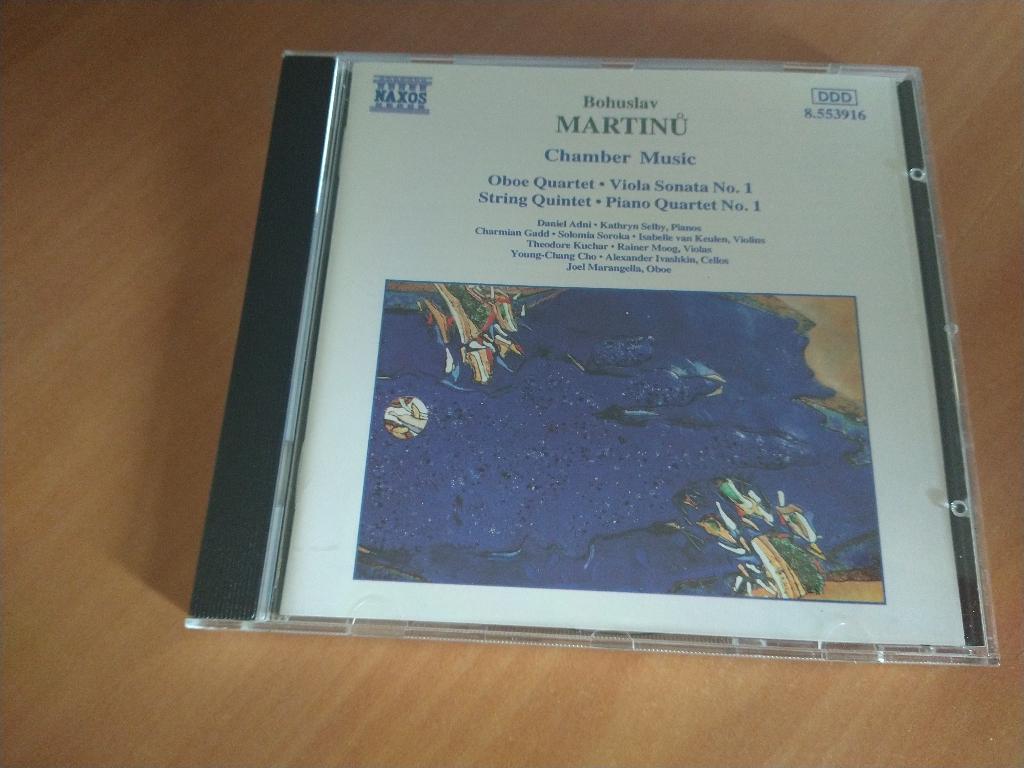 CD Bohuslav Martinů. Chamber Music, Ophalen of Verzenden, Classicisme, Zo goed als nieuw, Kamermuziek