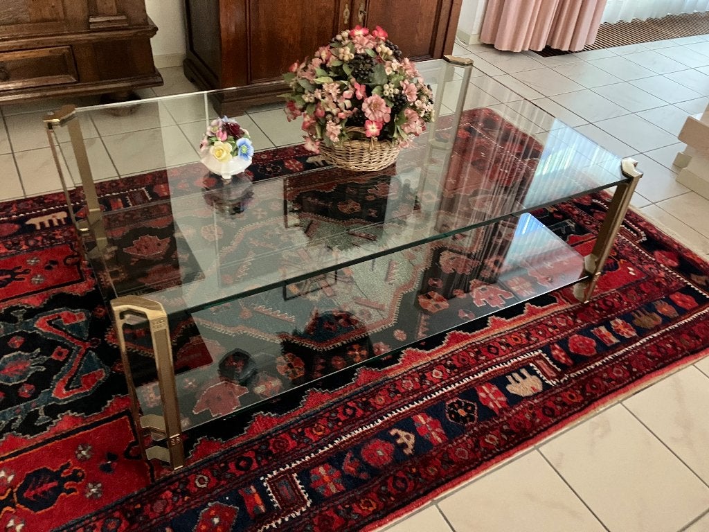 Peter Ghyzcy T24 design salontafel, Ophalen, 100 tot 150 cm, Hollywood Regency vintage design, 50 tot 100 cm
