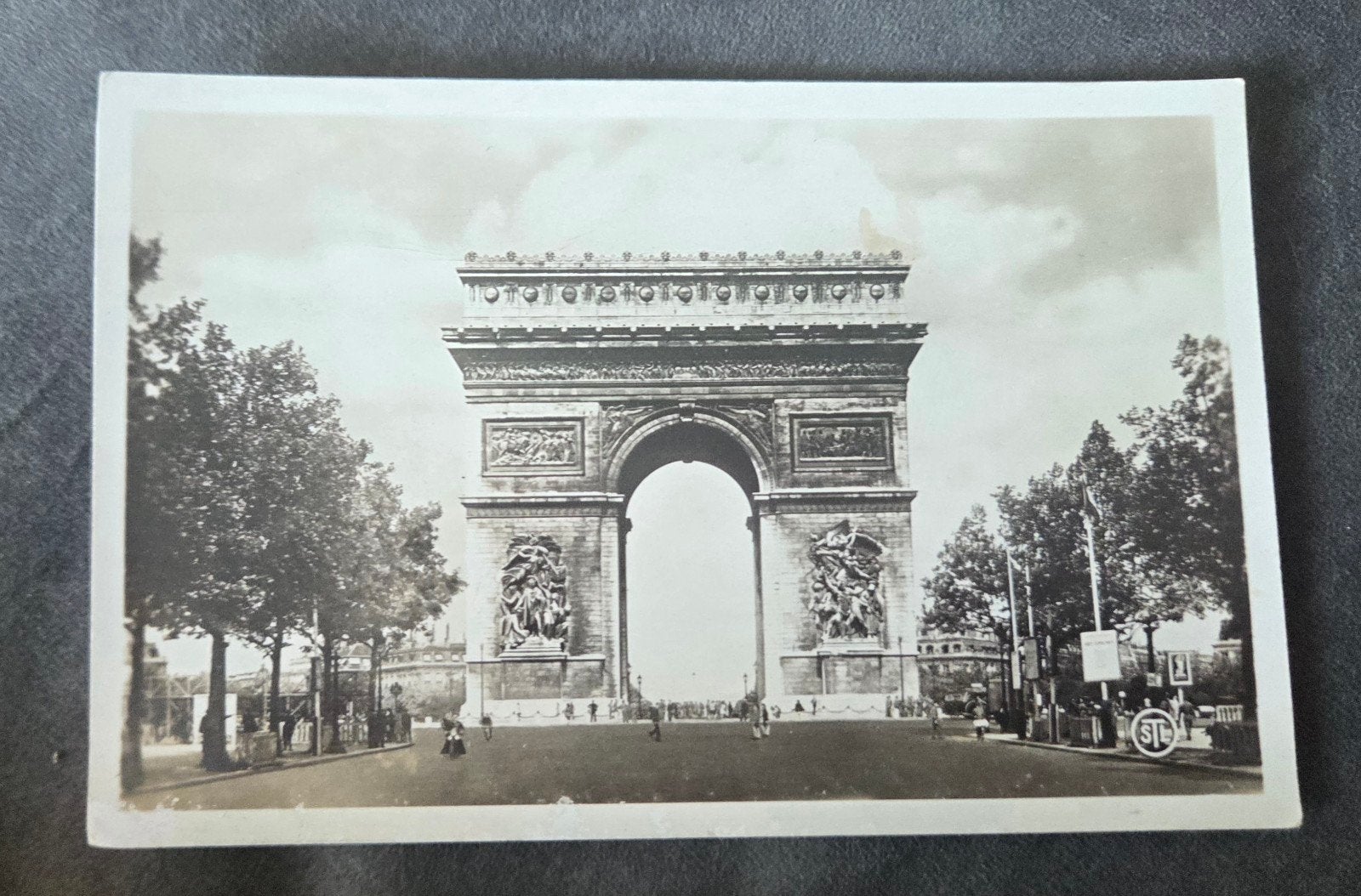 Oude Ansichtkaart Parijs - Arc de Triomphe (voor 1920), Verzenden, Voor 1920, Gelopen, Frankrijk