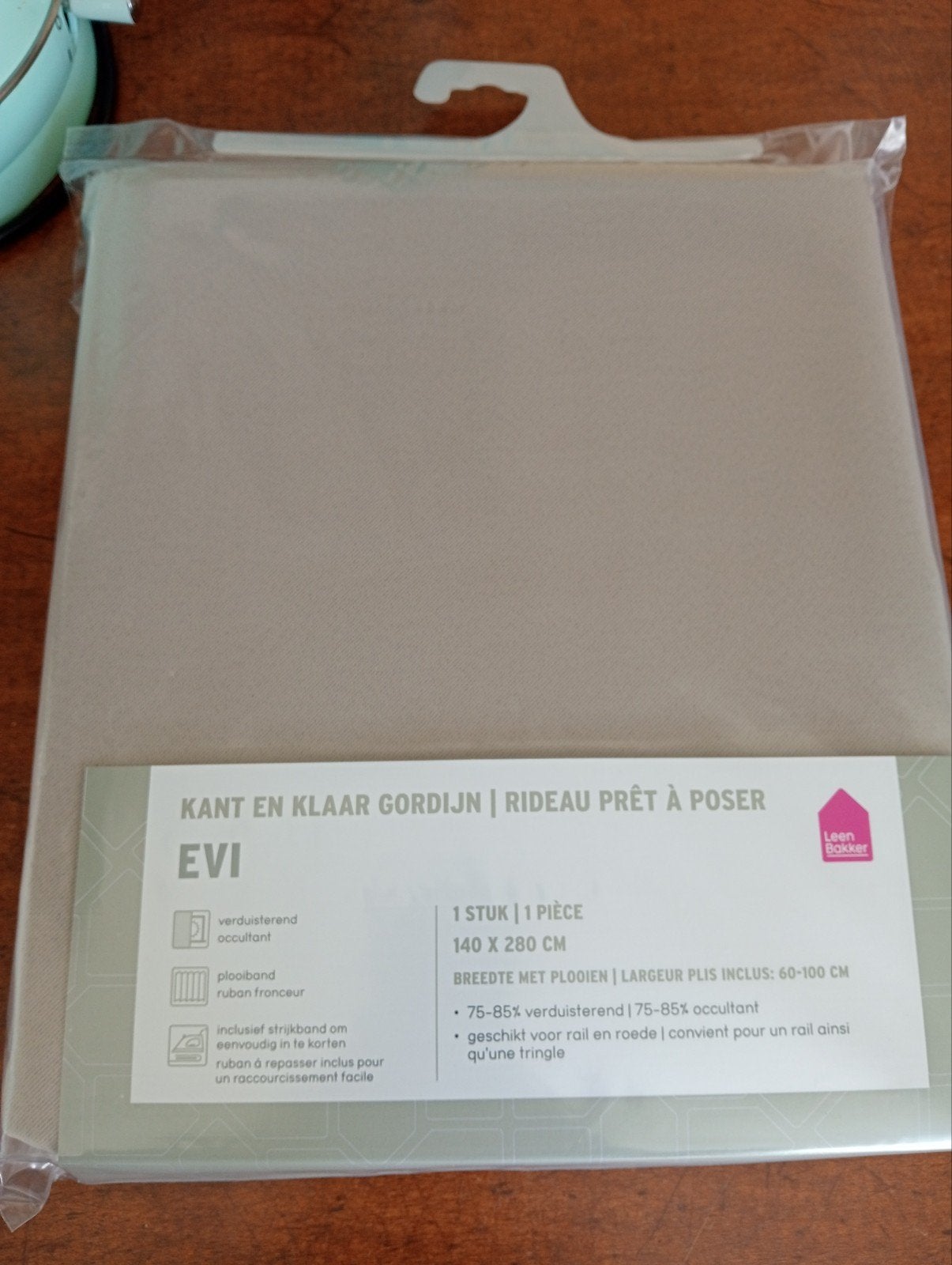 Gordijn nieuw in verpakking, Ophalen, Nieuw, Gordijn, In te korten