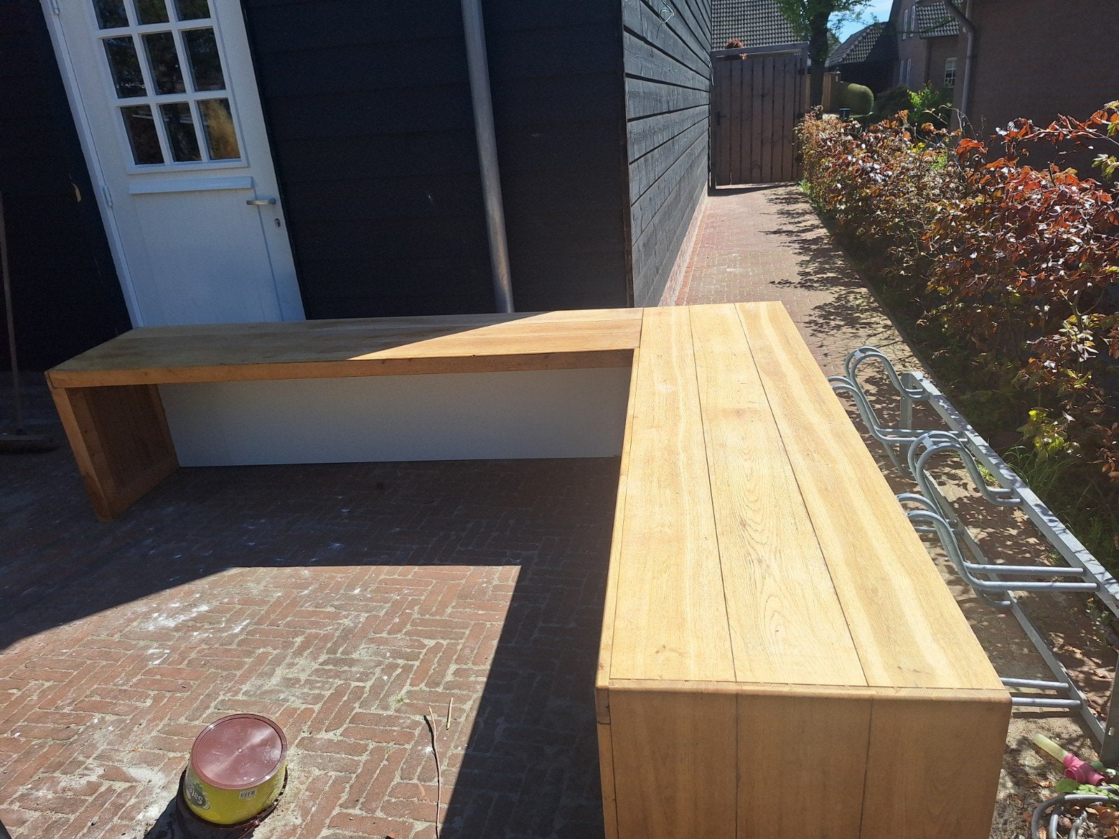 grote L- vormige speeltafel., Tuin en Terras, Ophalen of Verzenden