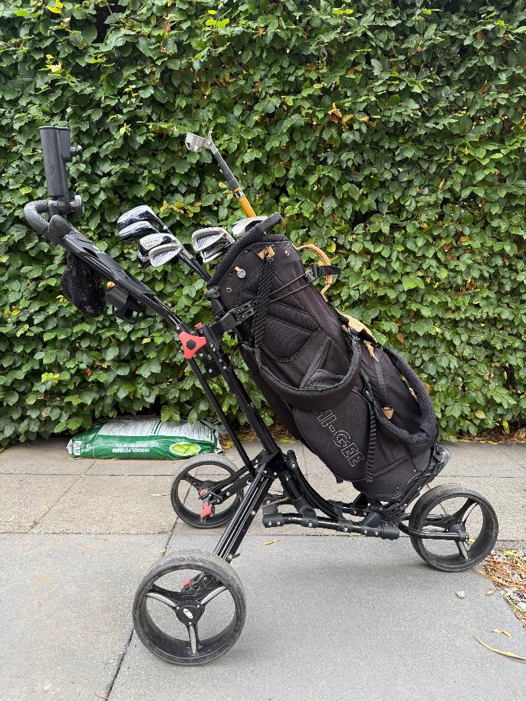 Dames complete golfset met golfkar, Set, Gebruikt, Ophalen, Overige merken