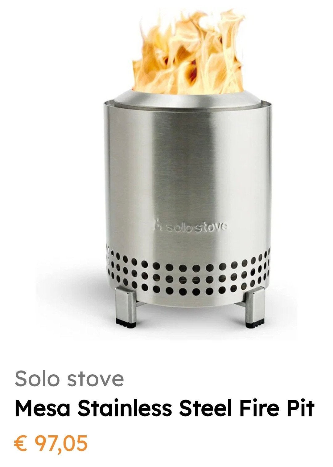 Solo Stove Mesa Tafelvuurplaats RVS - Compact & Stijlvol, Tuin en Terras, Ophalen of Verzenden, Nieuw
